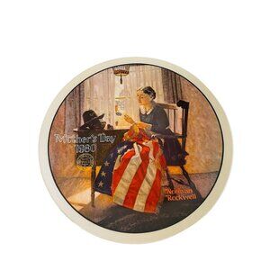 Norman Rockwell Mothers Day Plate 1980 A Mothers Pride Knowles Fine China Limite